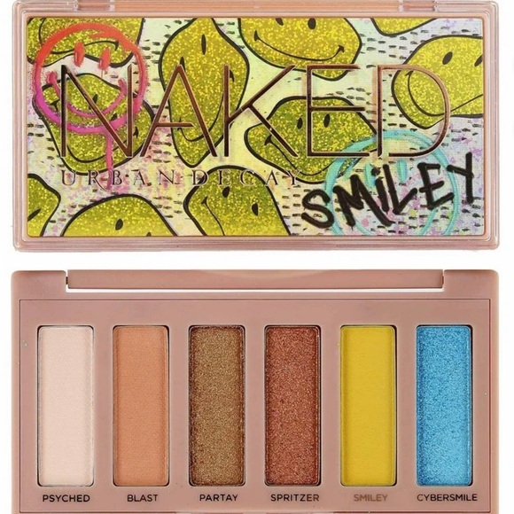 NWT URBAN DECAY X SMILEY NAKED MINI EYESHADOW PALETTE “Mucho Happy” - Picture 4 of 4